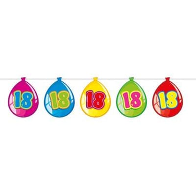 Folat - Vlaggenlijn Ballonnenhape 18 (10 meter)
