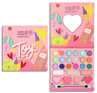 Onschadelijke en Wasbare Kinder Make-Up Set voor Meisjes - 25 Kleuren voor Halloween en Verkleedplezier