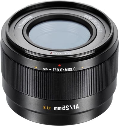 Compacte 25mm F1.8 lens voor X-Mount camera's – STM-AF, metalen bajonet en lichtgewicht ontwerp voor X-T5, X-S20 en X-E4
