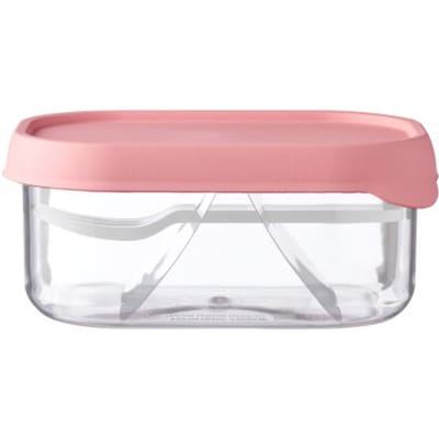 Mepal – Fruitdoos Take a Break – Fruitdoos voor vers fruit – Doos met klein fruitvorkje – Past perfect in de Take a Break Lunchbox – 250 ml – Nordic Pink
