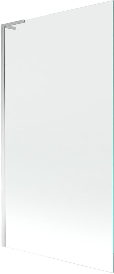 Mexen Next L 1-delige badscherm 100 x 150 , transparant, chroom - 895-100-000-03-00-01
