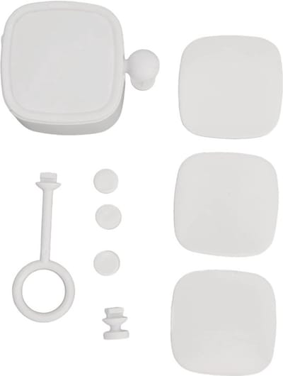 Wifi-knop, knop, draadloze slimme schakelaar, Bluetooth-app, afstandsbediening, timing, spraakbediening voor garagedeur, lichtventilator voor Tuya (wit)