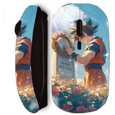 Draadloze muis - Maniacase - Akira Toriyama - Son Goku - Zwart - Nano USB-ontvanger