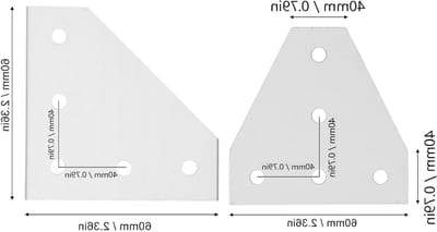 Drukbestendige Verbindingsplaat met 5 Gaten - 5 Stuks RVS Versterkte Platen voor Mechanische Toepassingen en Industrieel Gebruik
