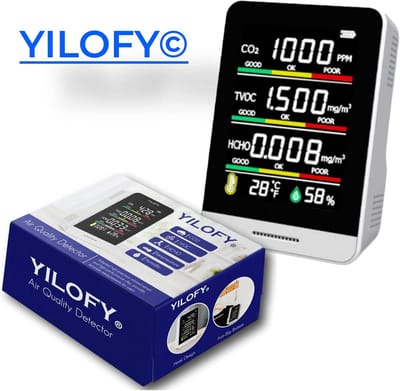 CO2 Meter - Hygrometer - Luchtkwaliteitsmeter - Compact