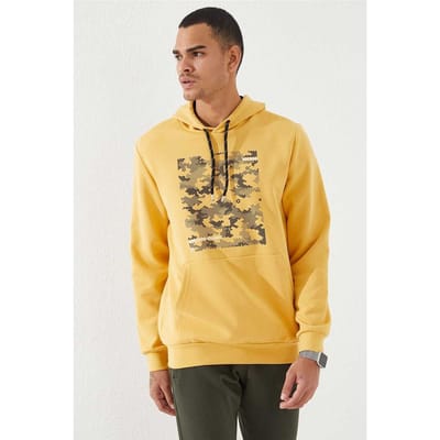 Heren Hoodie met Camouflageprint