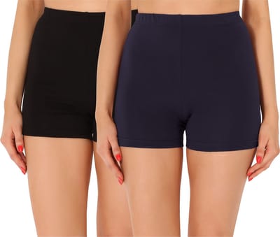 Merry Style Dames Leggings 2Pack - Sport - Vrijetijdsbroek - Kort - Katoen - Sporbroek - Yogabroek – Zwart/zwart (2pak) – XS - MS-MS10-358-LE-2P