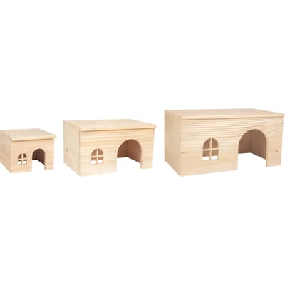 Flamingo Mody - Knaagdierhuis Knaagdier - Huisje Mody Hout M 28x18x16cm - 1st - 130497 - 1st