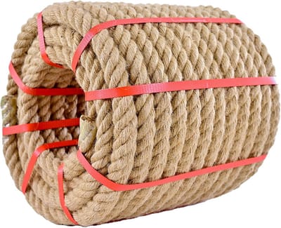 Sterk Jute Touw 25mm x 30Meter Natuurlijk Touw voor Ambacht & Klussen
