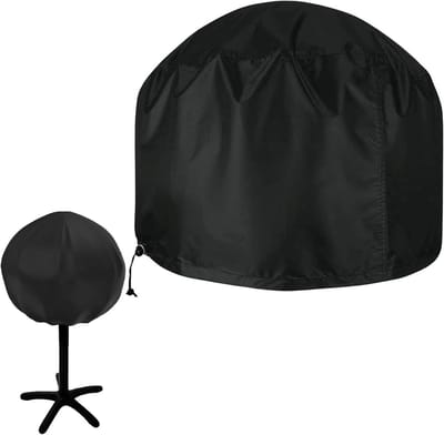 Barbecuehoes Waterdicht - Grill Cover - Terras Beschermen - Verstelbaar Trekkoord - 50 x 45 cm - Zwart