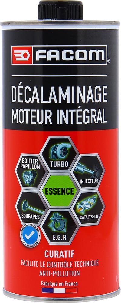 Facom Benzine Motor Reiniger 1L - additief - reinigt EGR-klep, turbo, katalysator en gasklephuis