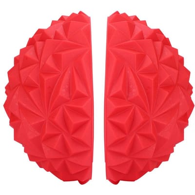 2 Stuks Yoga Halve Bal Fitnessapparaat Kinderen Balans Pods Trainingsspeelgoed(Groen)