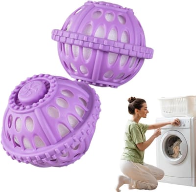 1 Stuk Wasmachine Wasballen - Niet Wasmiddel Droger Wasballen, Anti- Home Schoonmaakbenodigdheden Voor Gezinnen, Studenten, Vakantie, Reizen RV