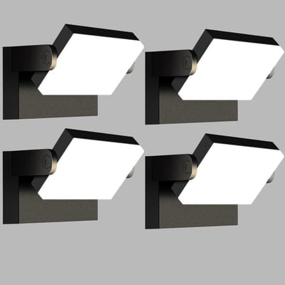 40 W LED Buiten Wandlamp Met Draaibaar Paneel - 3000 Lumen IP65 Waterdicht