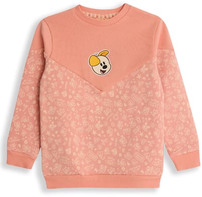 Woezel & Pip Sweater meisjes - Blooming Dahlia - Maat 74/80 - Meisjes trui