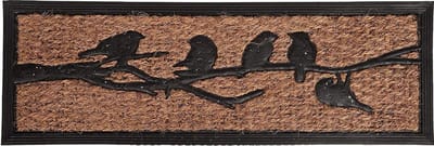 Esschert Design | Deurmat vogels | Rubber en kokosnoot | 75x25cm