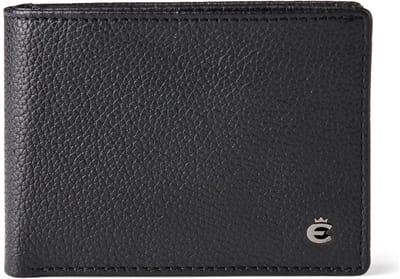 Esquire Houston Portemonnee RFID-bescherming Leer 10 cm - Jongens - Horizontaal - schwarz