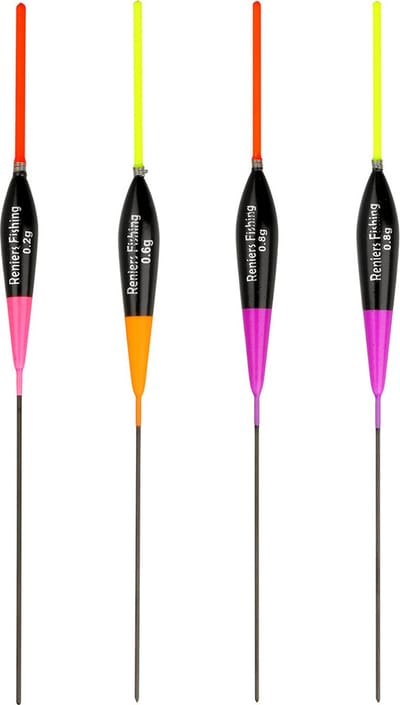 Reniers Fishing Dobber RF N2 – Stabiele Dobber met Holle Antenne voor Wind en Stroming - Kleur: rood,Maat: 0.20g