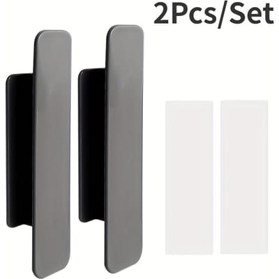 Poignées en plastique autocollantes de style classique pour fenêtres et placards - Installation facile, pas de colle requise, convient pour le verre, le carrelage