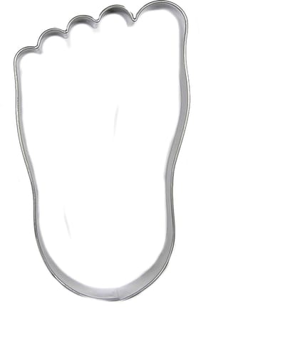 BrandNewCake Uitsteekvorm Voet RVS 8,5cm