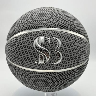 Special Balls Shine Bling - Holographic - Basketbal - Zilveren lijnen - maat 7
