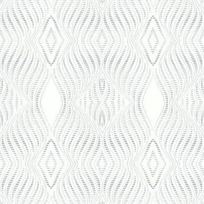 RETRO GLITTER BEHANG WIT ZILVER 2470