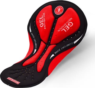 Fietsbroek Zeem - Fiets broek - Fiets Zadel Zeem - Gel Pad - Rood - Universeel
