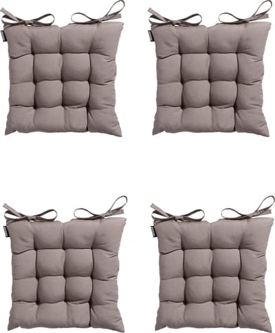 Madison - Zitkussen - Universeel - 4 stk. - 46x46 cm - Taupe - Tuin