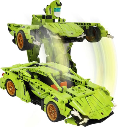 Silvergear Speelgoedauto - Speelgoed autos jongens - Auto Bouwpakket - Kado Jongen - Toys - Groen