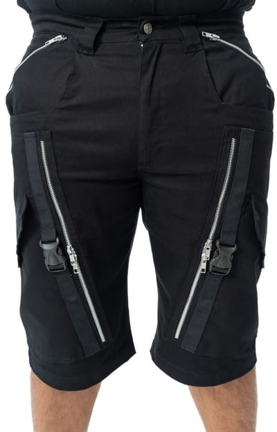 Chemical Black - Remus Korte broek - Taille, 38 inch - Zwart