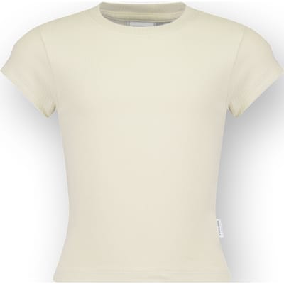 T-shirt Icon-Crop rib tee