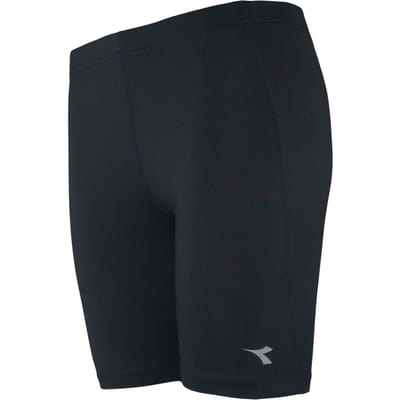 Diadora Compressie Dames Zwart Wielershort