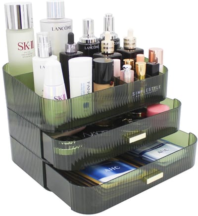 Unyqoos ® Stijlvolle Make-up Organizer met Ruime Opslagcapaciteit voor Cosmetica en Huidverzorging