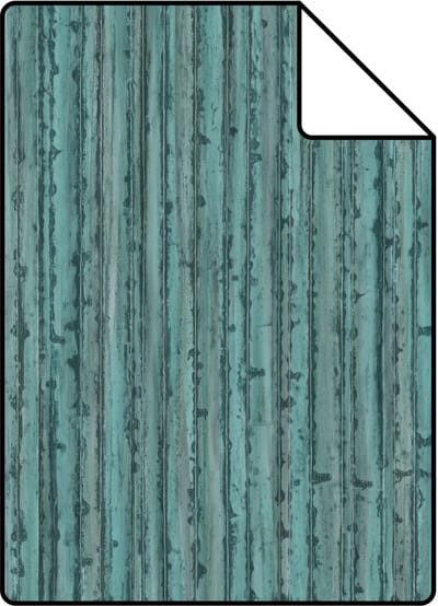 Proefstaal Origin Wallcoverings behang bamboe zeegroen - 26,5 x 21 cm - 347402-S
