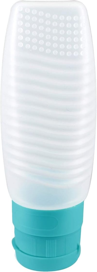 Famanu – Siliconen reisfles voor vloeistoffen - shampoo - wasgel - BPA-vrij - herbruikbaar en compact - geschikt voor reizen