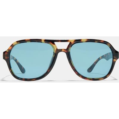 Stradivarius Zonnebril met dubbele neusbrug  Blauw OS