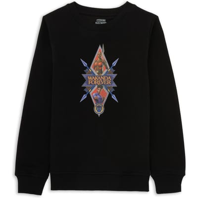 Wakanda Forever Protectors Kids' Sweatshirt - Black - 110/116 (5-6 jaar)