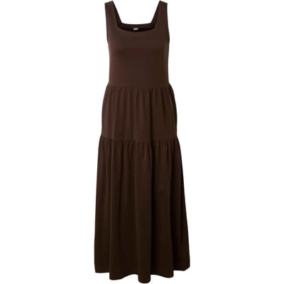 Urban Classics - 7/8 Length Valance Summer Lange jurk - XS - Bruin