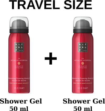 Rituals - Ayurveda - 2X Travel Size Shower Gel a 50 ml = 100 ml - Douchegels - Doucheschuim
