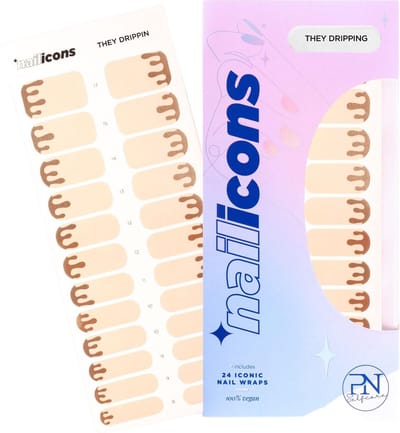 PN Selfcare - Nagelstickers - Vegan Nail Wraps - 10 Dagen Effect - Duurzame Nail Art - 24 Stuks