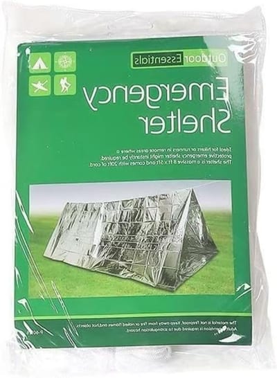 Overlevingstent voor volwassenen, weerbestendig, waterdicht en winddicht, perfect voor kamperen, wandelen en noodsituaties