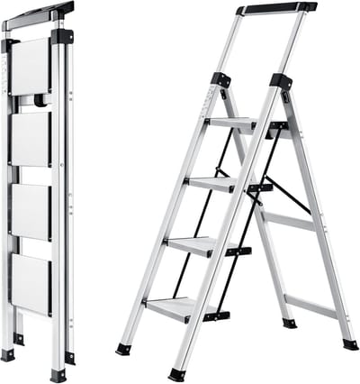 Vouwladder - Telescopische Ladder - Aluminium trap - trap functie