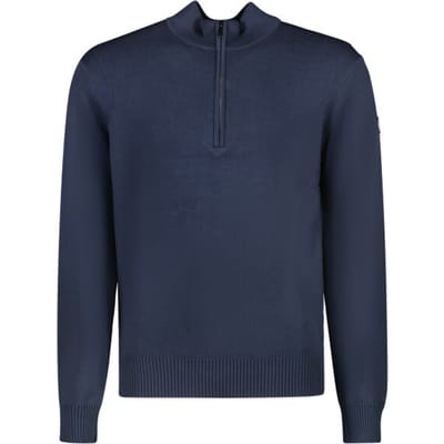 Cars Jeans - Half zip trui - Heren - M - Blauw - Viscose - Symor