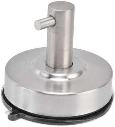 Dailygoods- Wandhaak 5kg/11lbs Capaciteit - Antislip Zuignap - Roestvrij Staal - Waterdicht - Makkelijk te Installeren - Voor Badkamer - Zuignhaak