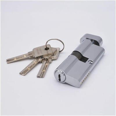 Deurcilinder Slot - Cilinderslot Deurslot - Huisbeveiliging - Anti-boor Anti-pick - 70 mm - Zwart