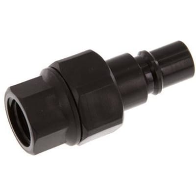 POM DN 7.2 Koppeling Insteeknippel G 1/4 inch Binnendraad Dubbele afsluiting