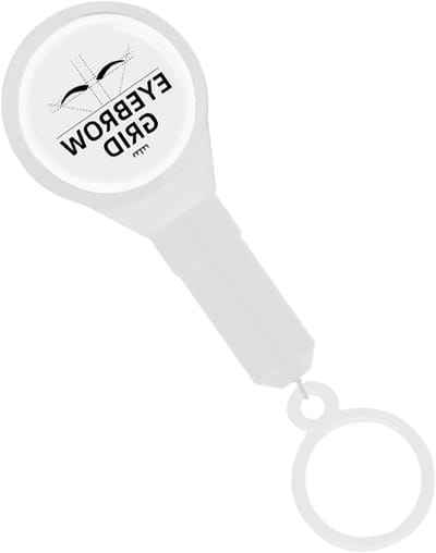 Wenkbrauwvormingskoord - Make-up accessoire - Nauwkeurig Vormgeven - Geïntegreerde Snijder - ca. 10 cm - Zwart