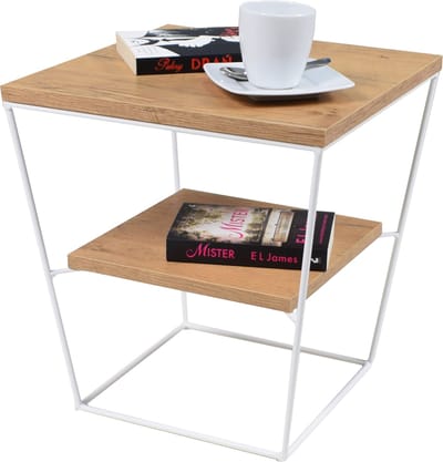 FutuStal - Stalen Salontafel - Mat Wit - Daal Lancelot - Vierkant