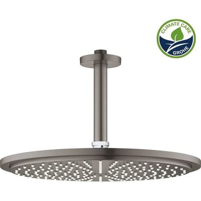 GROHE Rainshower Cosmopolitan Hoofddouche - Regendouche Ã¸ 31 cm - Inclusief plafond-douchearm - Mat zwart