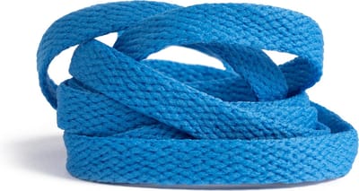 GBG Sneaker Veters 140CM - Blauw - Blue - Schoenveters - Laces - Platte Veter - o.a. geschikt voor Asics, New Balance, Nike